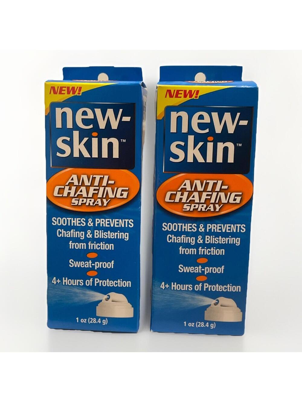 SKIN Anti-Chafing Spray Sweat-proof 1oz/28.4g Each - Lot Of 2 - New In Box